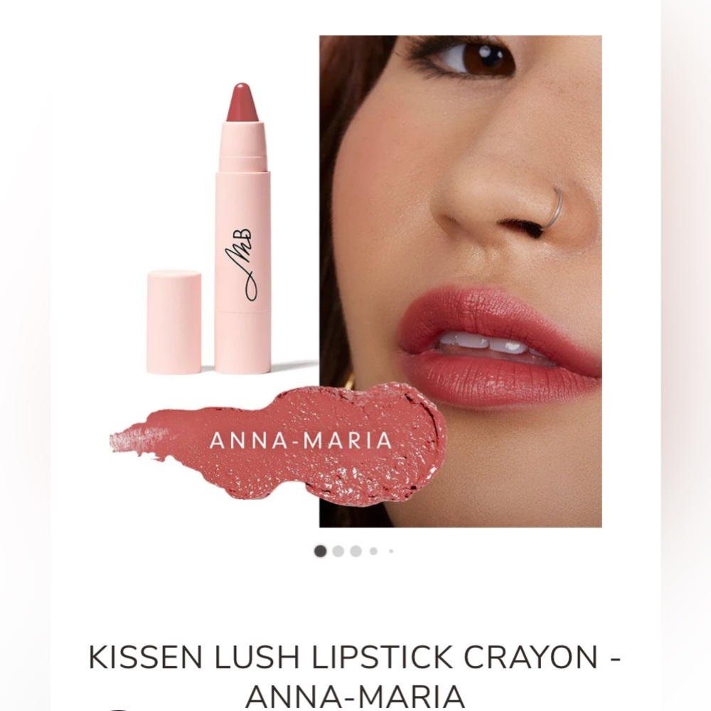 NIB Monika Blunder Lipstick KISSEN LUSH LIPSTICK CRAYON mid nude Anna Maria